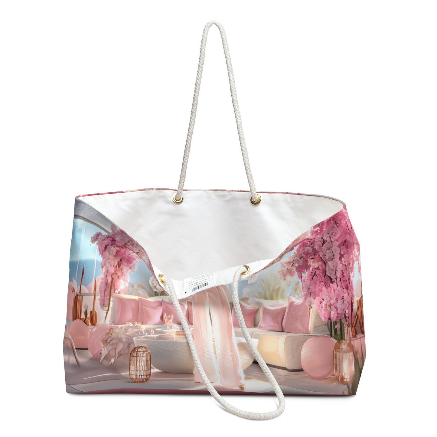 Pink Luxe Lounge Weekender Tote