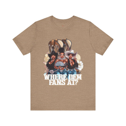 Where Dem Fans At Graphic Tee